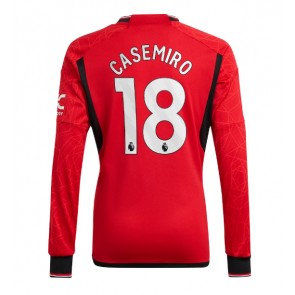 Manchester United Casemiro #18 Replica Home Stadium Shirt 2023-24 Long Sleeve
